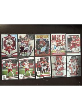 NFL ALL PRO QB PATRICK MAHOMES PANINI COLLECTION 2020-25 20 FOOTBALL CARD LOT NM